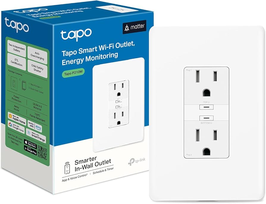 Tapo Smart Plug Wi-Fi in-wall outlet