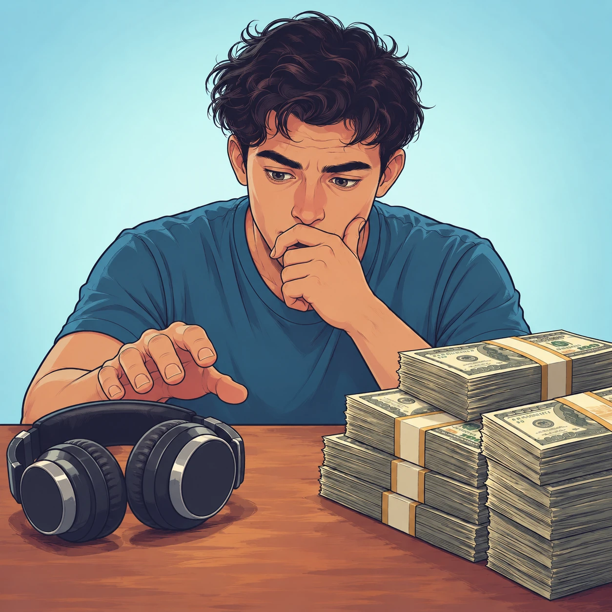 music or cash
