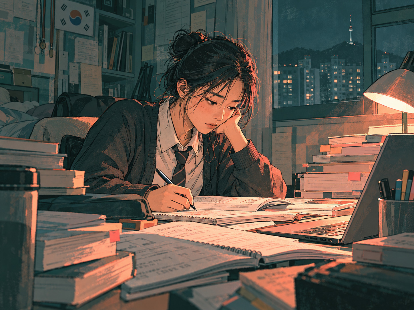 south korean high school