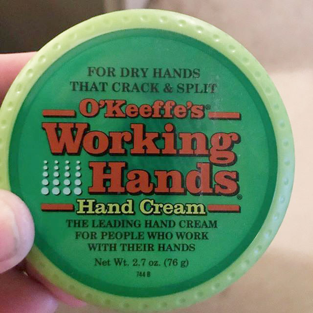 okeeffes hand cream