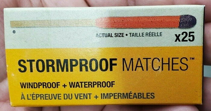 stromproof matches