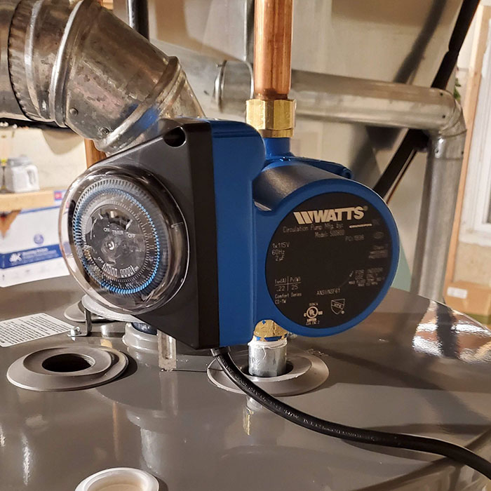 hot water recirculation pump
