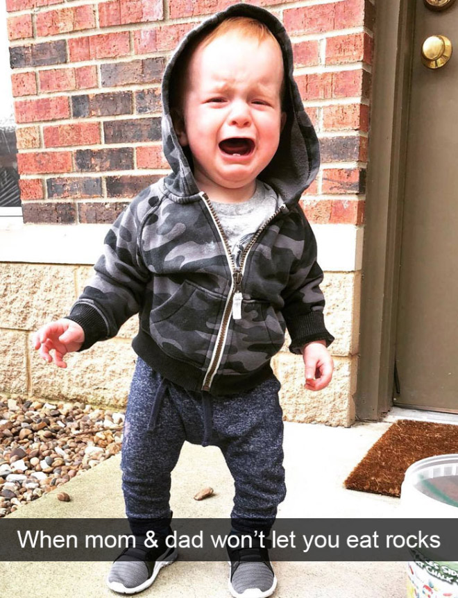 ridiculous reasons why kids cry