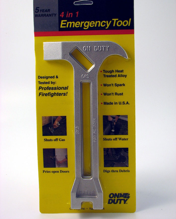 Emergency Gas and Water Shutoff 4-in-1 Tool